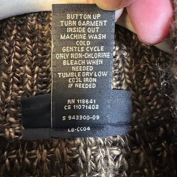 Lane Bryant womens sweater vest brown tan 3 button costal grandma plus size - Picture 5 of 8